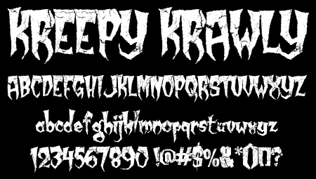 Kreepy Krawly  Font
