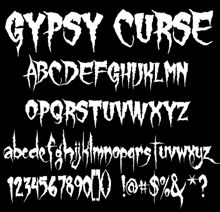 Gypsy Curse  Font