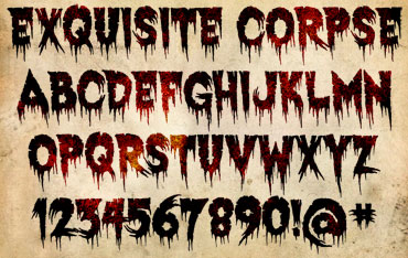 Exquisite Corpse Font