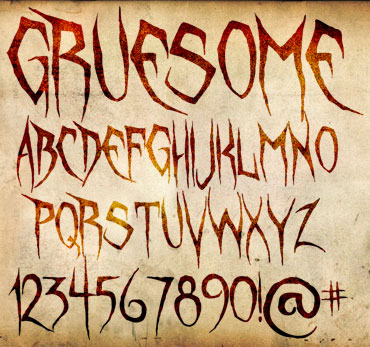 Gruesome Font